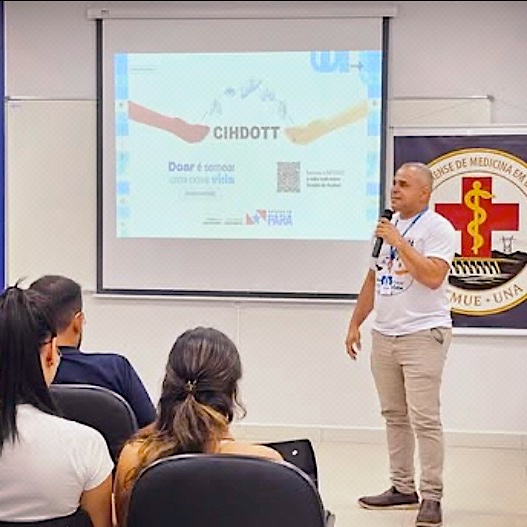 Palestra sobre Doação de Órgãos emociona e fortalece parceria com a Liga Acadêmica